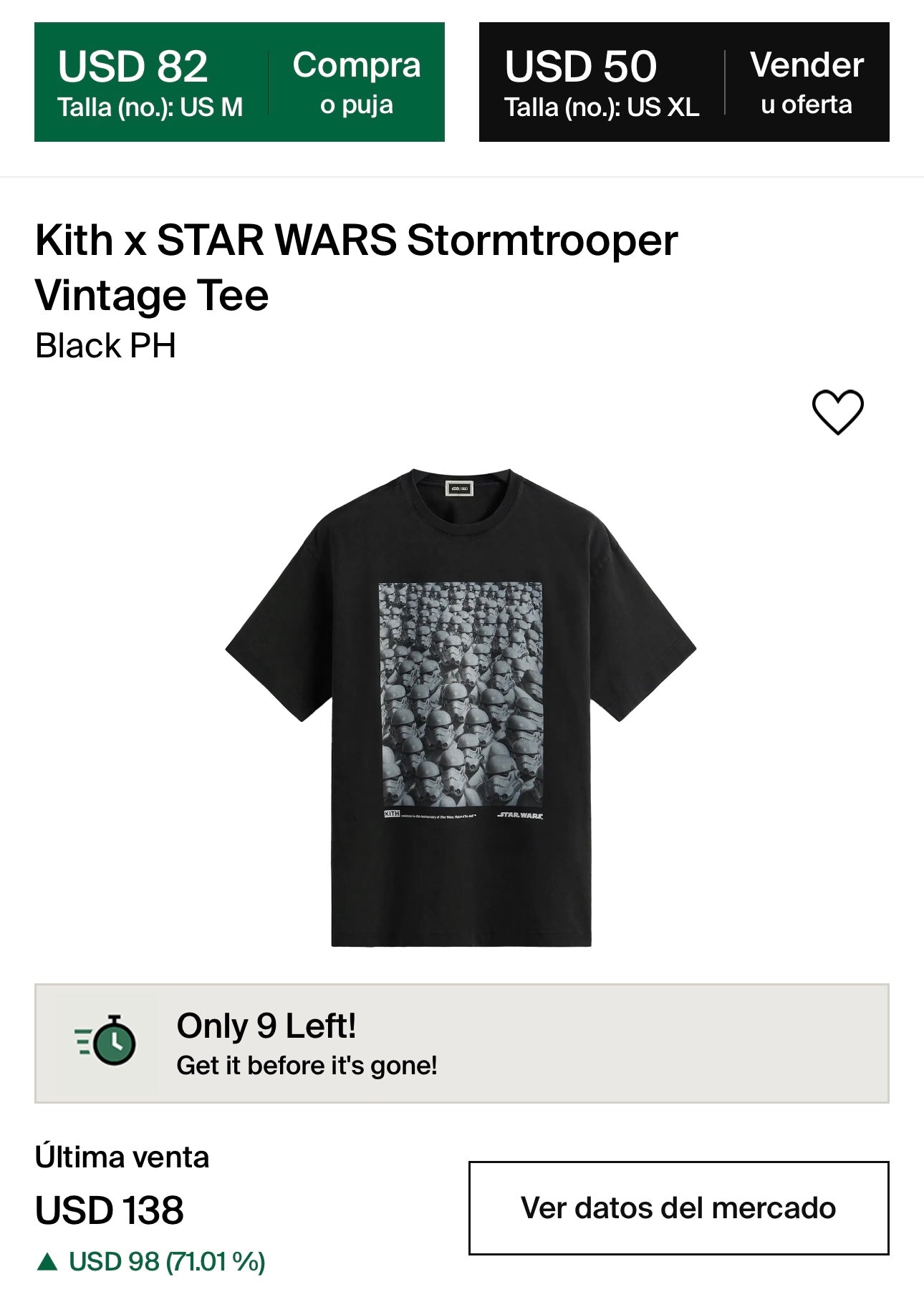 KITH x Star Wars Stormtrooper Vintage Tee