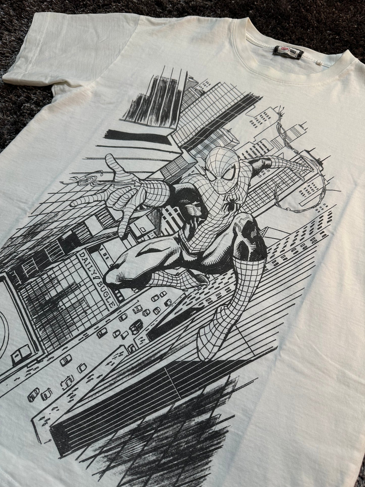 KITH x Marvel Spiderman Vintage Tee